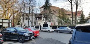 Aleea Alexandru din Bucuresti, in zona restaurantului Uptown