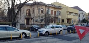 Aleea Alexandru din Bucuresti, in zona restaurantului Uptown