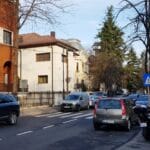 Aleea Alexandru din Bucuresti, in zona restaurantului Uptown