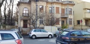 Aleea Alexandru din Bucuresti, in zona restaurantului Uptown