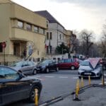 Aleea Alexandru din Bucuresti, in zona restaurantului Uptown
