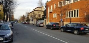 Aleea Alexandru din Bucuresti, in zona restaurantului Uptown