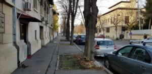 Aleea Alexandru din Bucuresti, in zona restaurantului Uptown