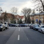 Aleea Alexandru din Bucuresti, in zona restaurantului Uptown