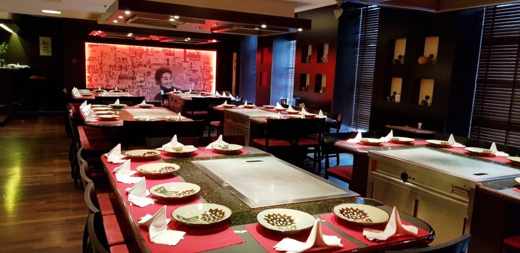 Benihana, restaurantul japonez de la hotelul Sheraton din Bucuresti