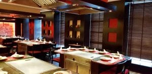 Benihana, restaurantul japonez de la hotelul Sheraton din Bucuresti