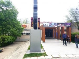 Parcul Herastrau la intrarea dinspre Bulevardul Kiseleff