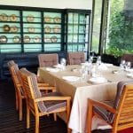 Restauratul Diplomat in parcul Clubului Diplomatic din Baneasa, Bucuresti