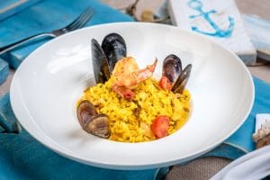 Risotto cu fructe de mare