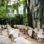 Gradina restaurantului italian