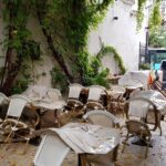 Gradina restaurantului italian