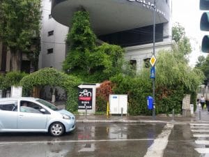 Zen Sushi Fusion - intrarea de pe Vasile Lascar