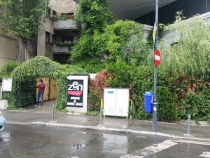 Zen Sushi Fusion - intrarea de pe Vasile Lascar