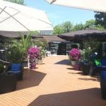 Bonton Palace, terasa cu piscina in Parcul Herastrau