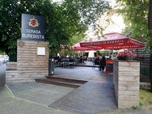Burebista Vanatoresc, terasa in Bucuresti