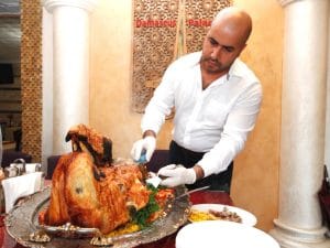 Damascus Palace, pranz in stil arabesc pregatit de bucatarul Ahmad