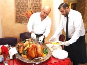 Damascus Palace, pranz in stil arabesc pregatit de bucatarul Ahmad