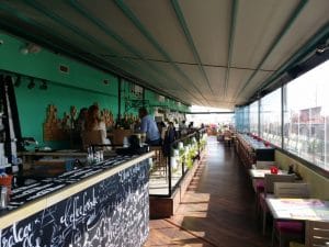 Upstairs Rooftop, restaurant panoramic in Victoriei Business Center din Bucuresti