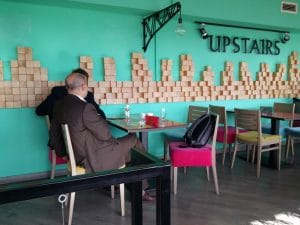 Upstairs Rooftop, restaurant panoramic in Victoriei Business Center din Bucuresti