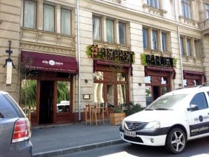 Aida Bistro, restaurant cu terasa la Palatul Bragadiru