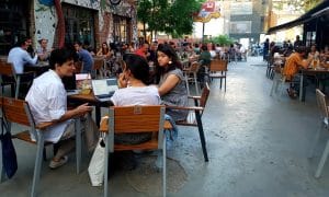 Club Fabrica, local boem pe strada 11 Iunie, langa parcul Carol