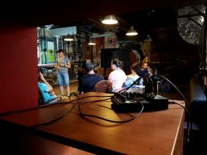 Club Fabrica, local boem pe strada 11 Iunie, langa parcul Carol