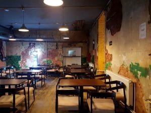 Club Fabrica, local boem pe strada 11 Iunie, langa parcul Carol