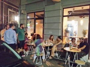 M60, cafenea boema la Piata Amzei in Bucuresti