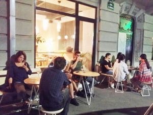 M60, cafenea boema la Piata Amzei in Bucuresti