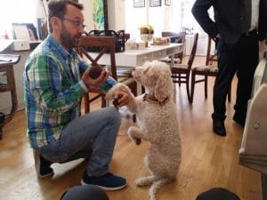 La Bottega del Tartufo, Pasterra, cainele Bosco, mancand paste si band vin