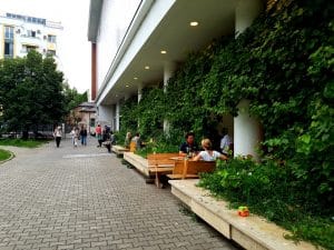 Clubul Taranului (MTR), restaurant si terasa la Muzeul Taranului Roman