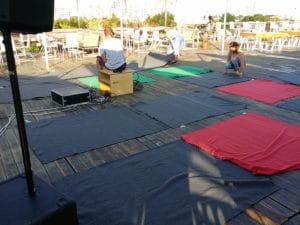 Deschis Gastrobar, club si terasa pe acoperisul Fabricii de Bumbac in Splaiul Unirii