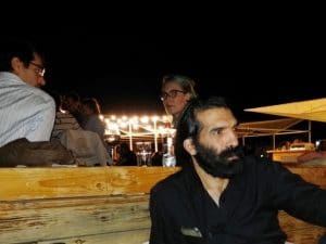 Iranian mystical musician at Deschis Gastrobar in Bucharest