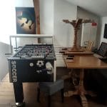 Lente Dionisie Lupu (Piata Lahovari), cafenea boema cu street food