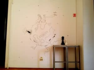 Lente Dionisie Lupu (Piata Lahovari), cafenea boema cu street food