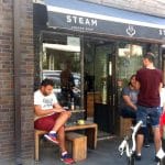 Steam, mini-cafenea hipster la Charles de Gaulle in Bucuresti