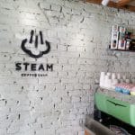 Steam, mini-cafenea hipster la Charles de Gaulle in Bucuresti