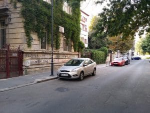 Strada Dionisie Lupu din Bucuresti, aproape de Piata Lahovary