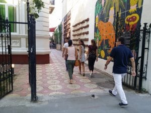 Strada Dionisie Lupu din Bucuresti, aproape de Piata Lahovary