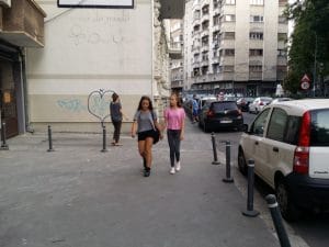 Strada Dionisie Lupu din Bucuresti, aproape de Piata Lahovary