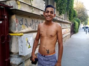 Strada Dionisie Lupu din Bucuresti, aproape de Piata Lahovary