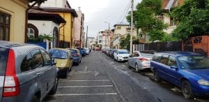 Strada Duzilor, cu restaurantul cu terasa boema Modelier