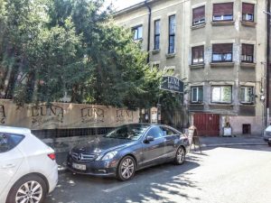 Strada Viitorului din Bucuresti, cu Luna si Gastronomika