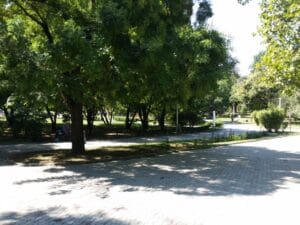 Gradina Floreasca, terasa cu piscina in Parcul Floreasca din Bucuresti