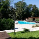 Gradina Floreasca, terasa cu piscina in Parcul Floreasca din Bucuresti