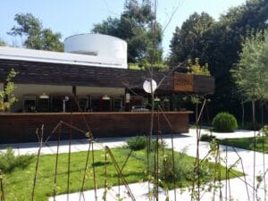 Gradina Floreasca, terasa cu piscina in Parcul Floreasca din Bucuresti