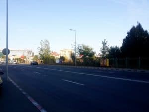 Bulevardul Pipera, in dreptul restaurantului Ikaria