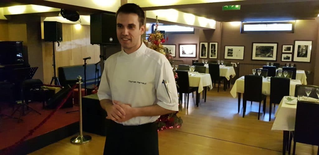 Thomas Parnaud, chef la La Cave de Bucarest