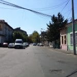 Strada Silvestru din Bucuresti, cu Biserica Silvestru si Restaurantul Il Destino