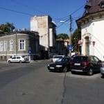 Strada Silvestru din Bucuresti, cu Biserica Silvestru si Restaurantul Il Destino